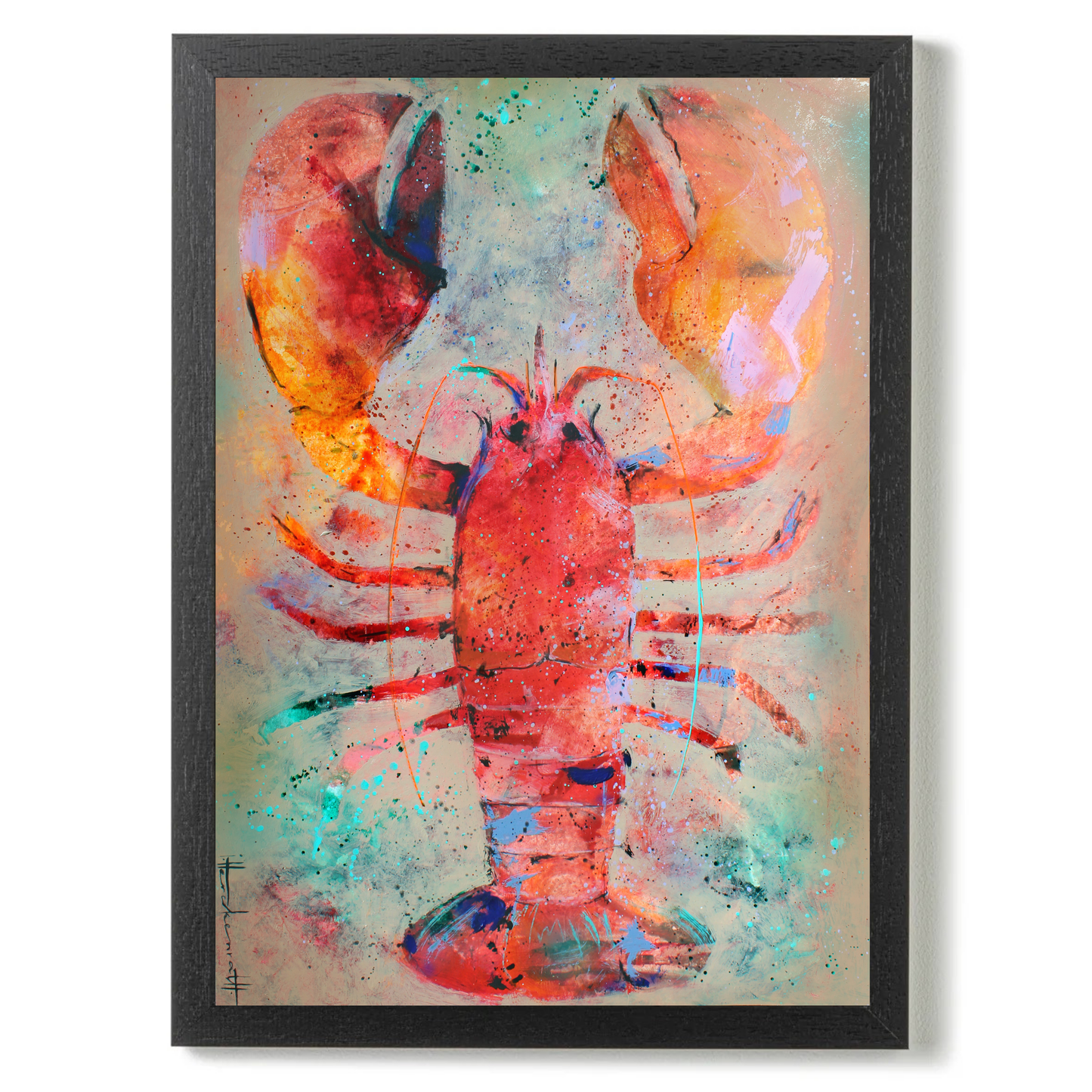 Arty Lobster 1 by STUDIO PAINT-ING