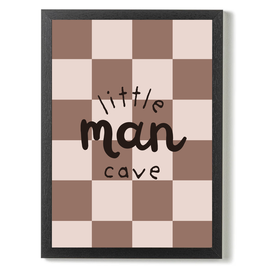 Little Man Cave by Print Studio By Anya