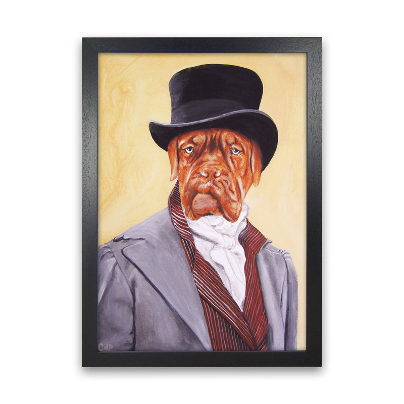 Dog Bordeaux Art Print by Coco Deparis