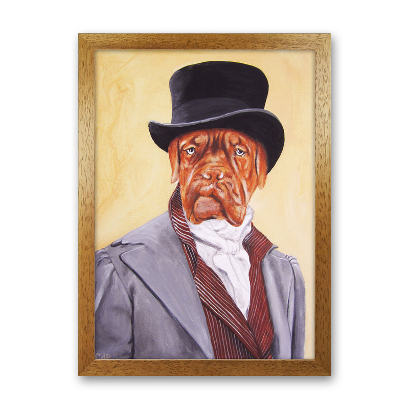 Dog Bordeaux Art Print by Coco Deparis