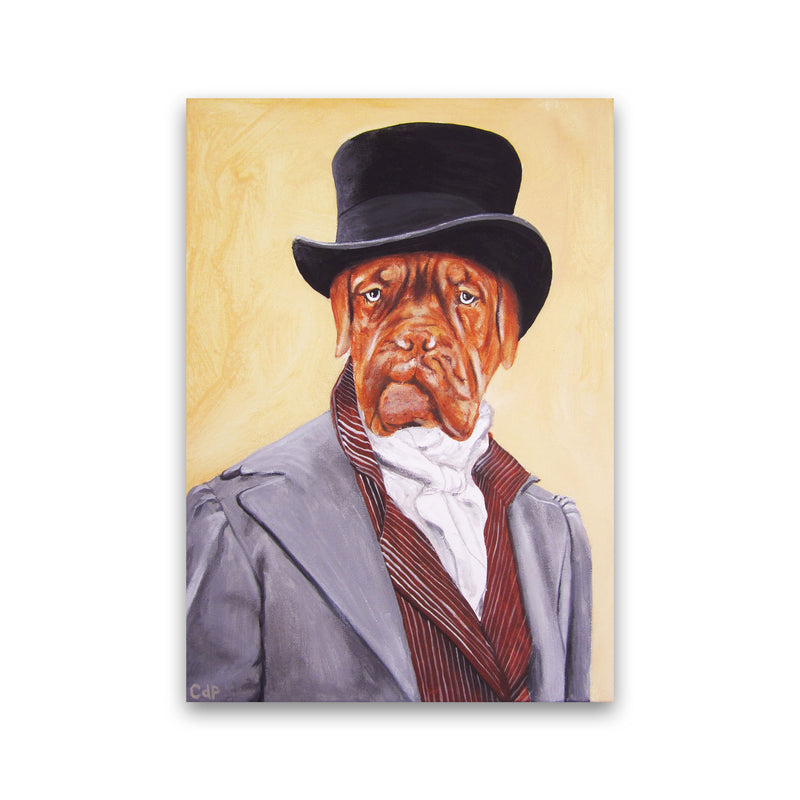 Dog Bordeaux Art Print by Coco Deparis