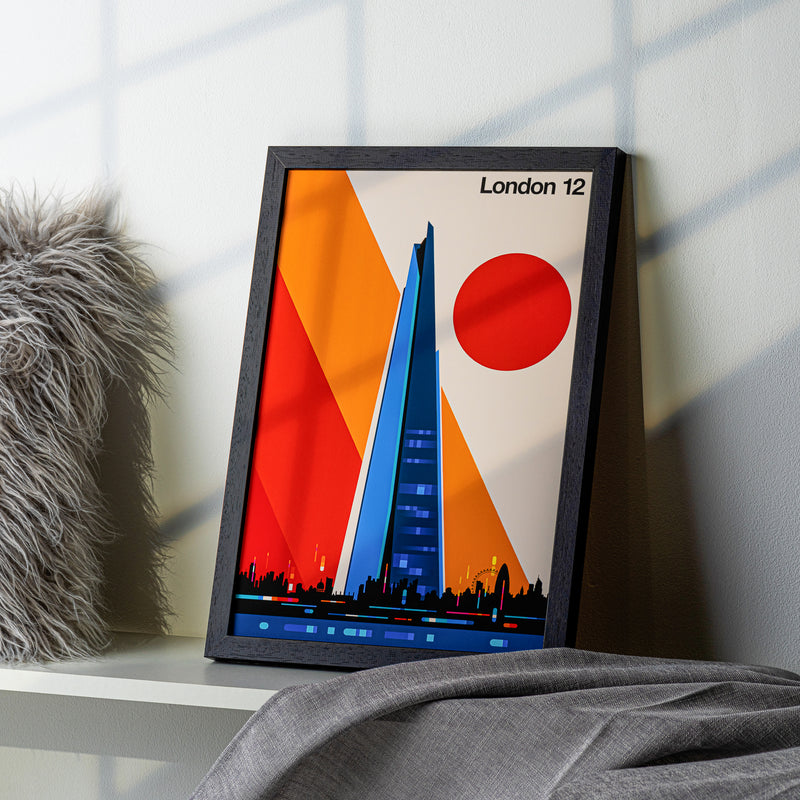Premium Solid Wood Black Frame