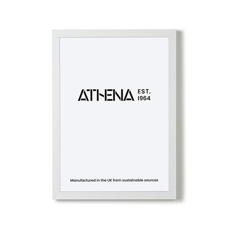 Premium Solid Wood White Frame