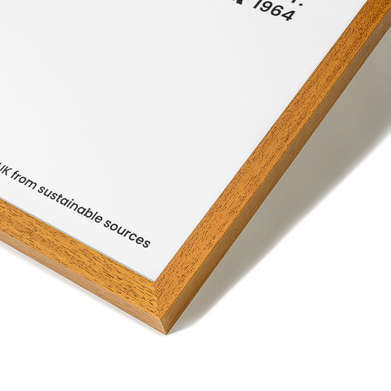 Premium Solid Wood Oak Frame