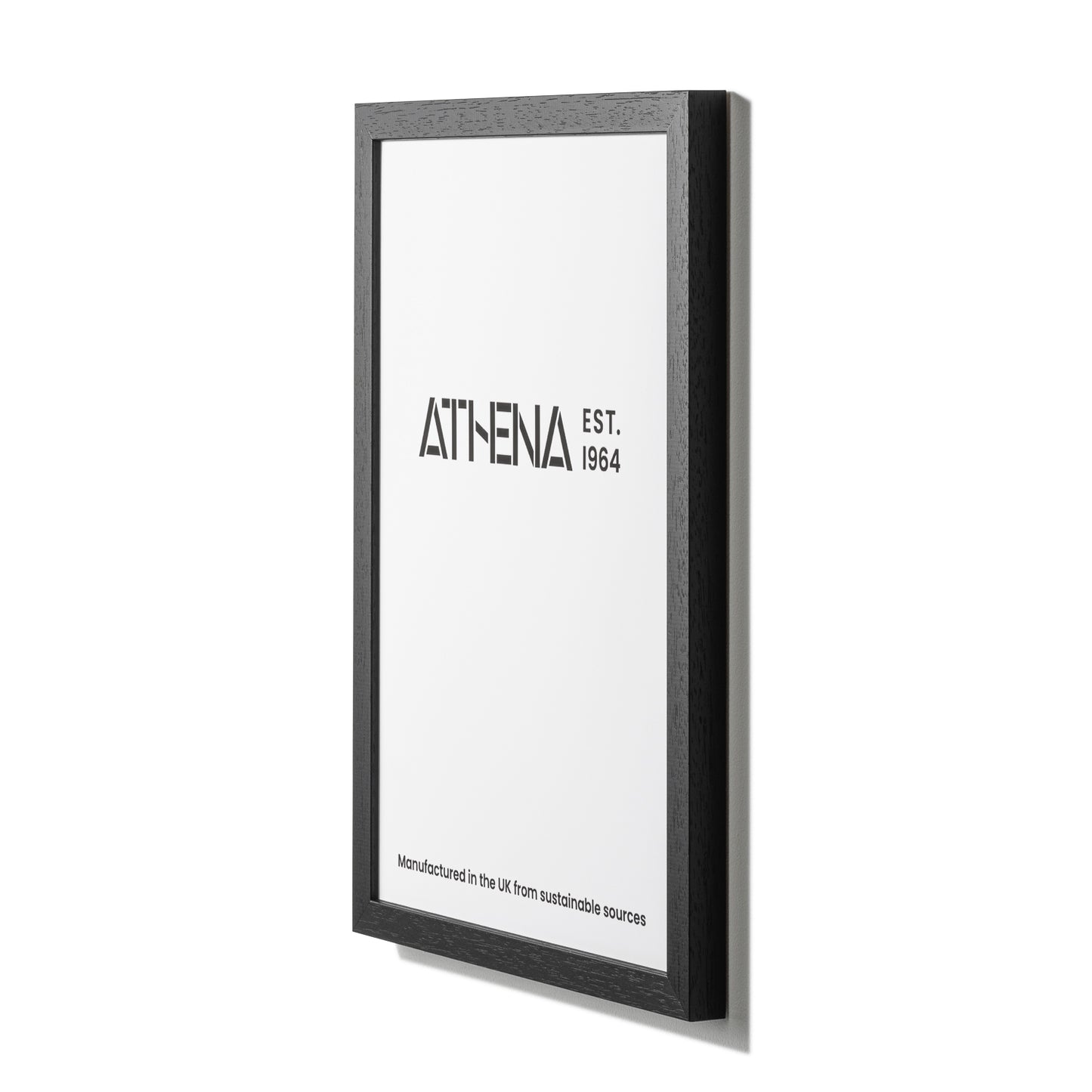 Premium Solid Wood Black Frame