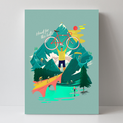 Head For The Hills by Mark Harrison Prints