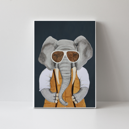 Vintage Elephant Man by Coco Deparis