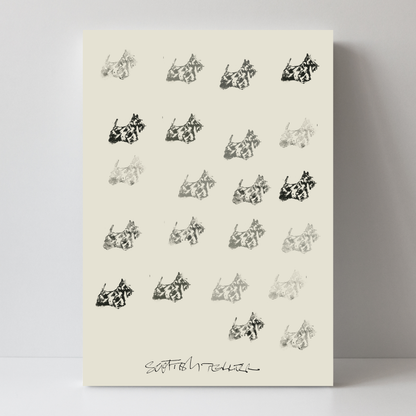 Scottish Terrier Grid by Cartissi