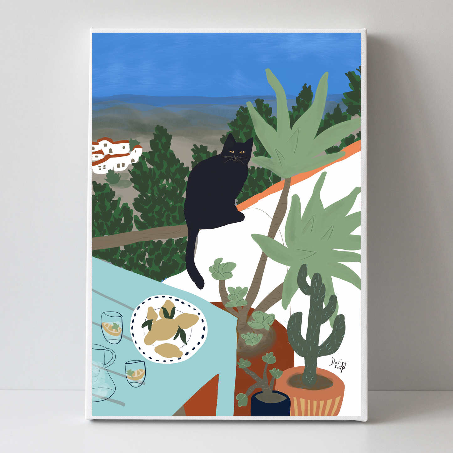 Cactus Garden by Alix Campbell Art
