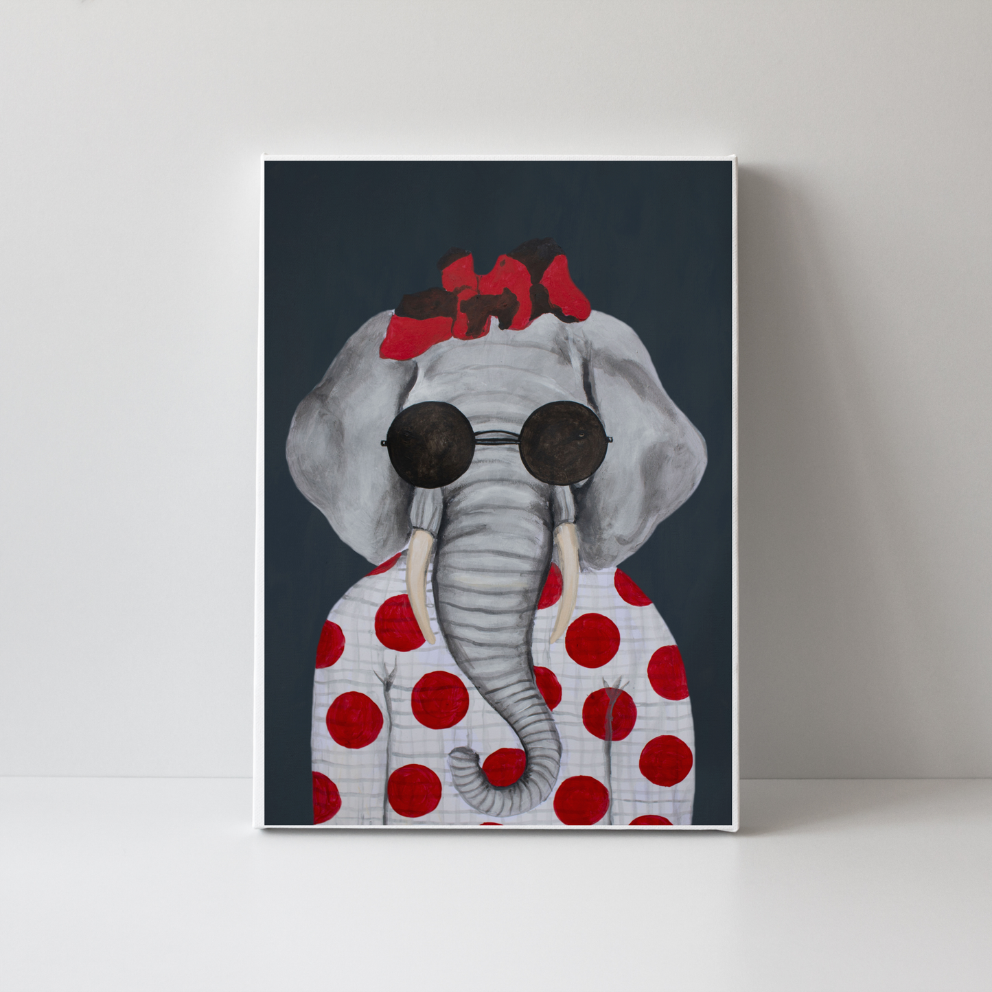 Vintage Elephant Woman by Coco Deparis