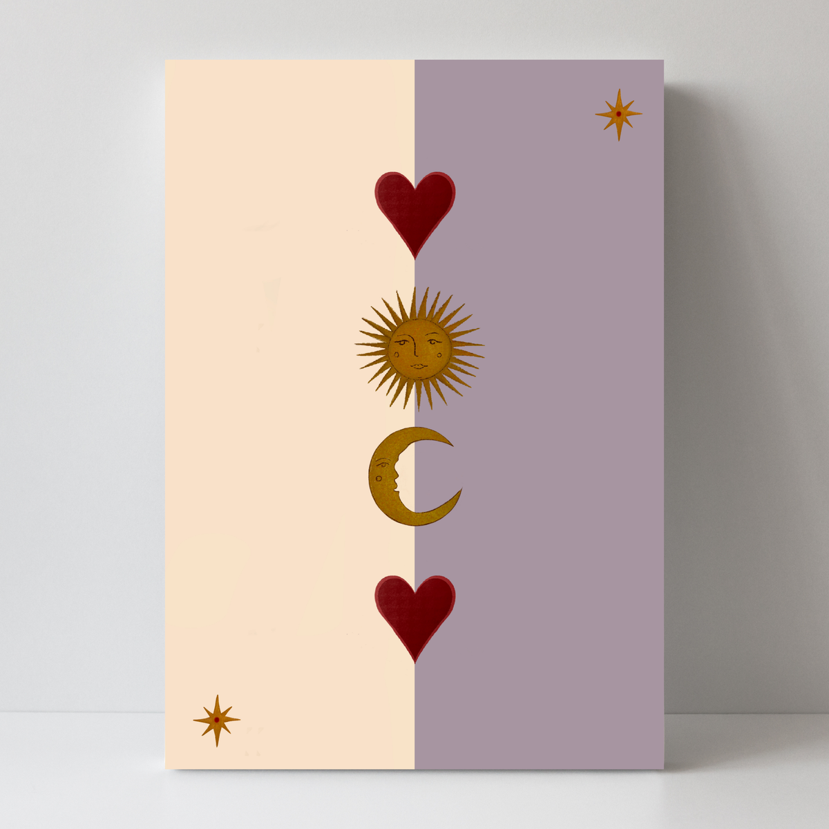 Sun Moon and heart by Queen of the Rodeo