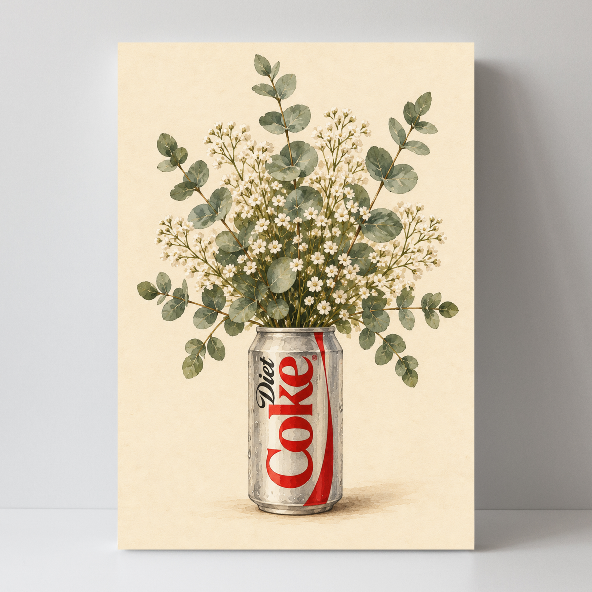 Diet Coke Botanical by Print Studio By Anya