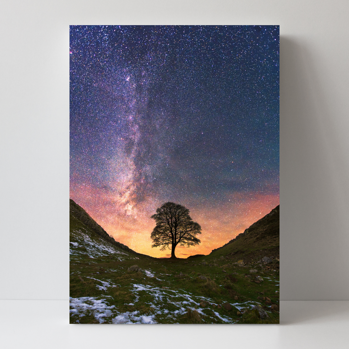 Sycamore Gap with Milky Way by Steven Robinson