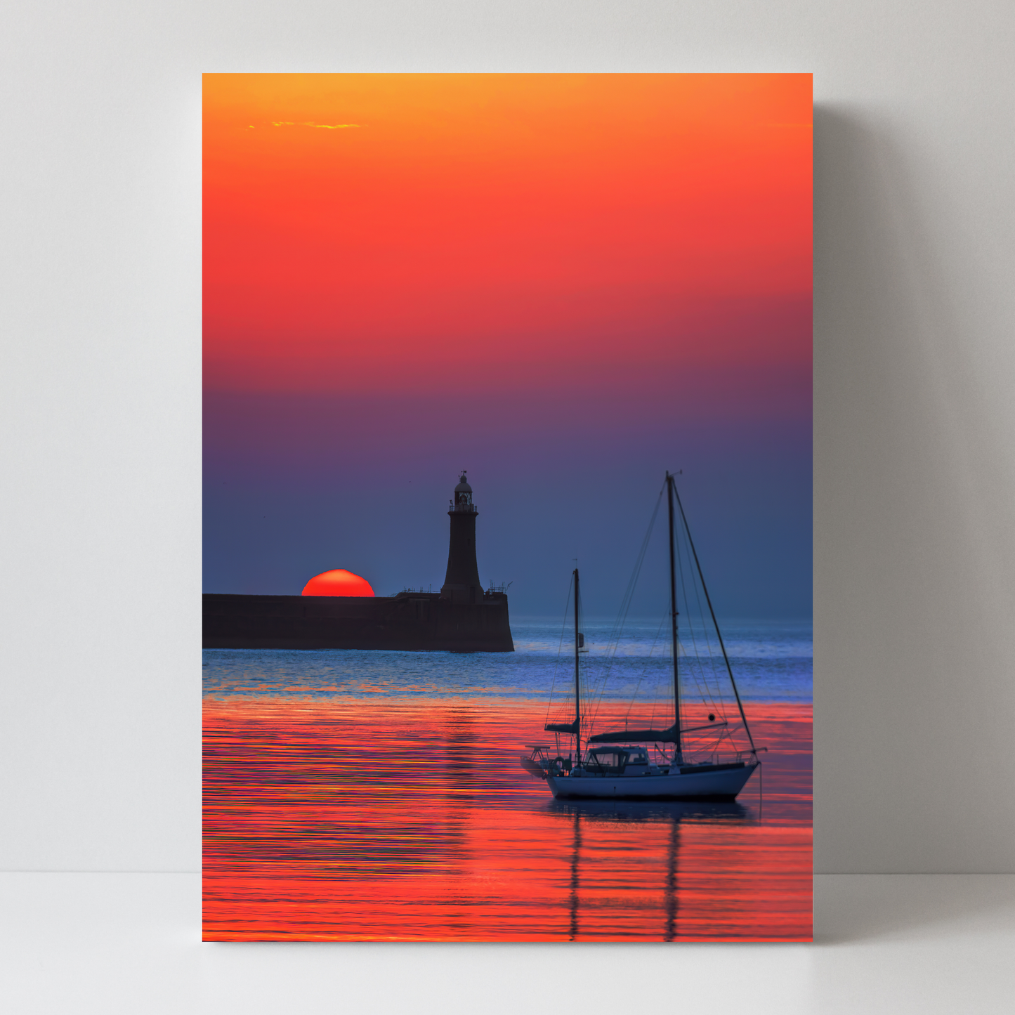 A Beautiful Summer Soltice Sunrise at South Shields by Steven Robinson