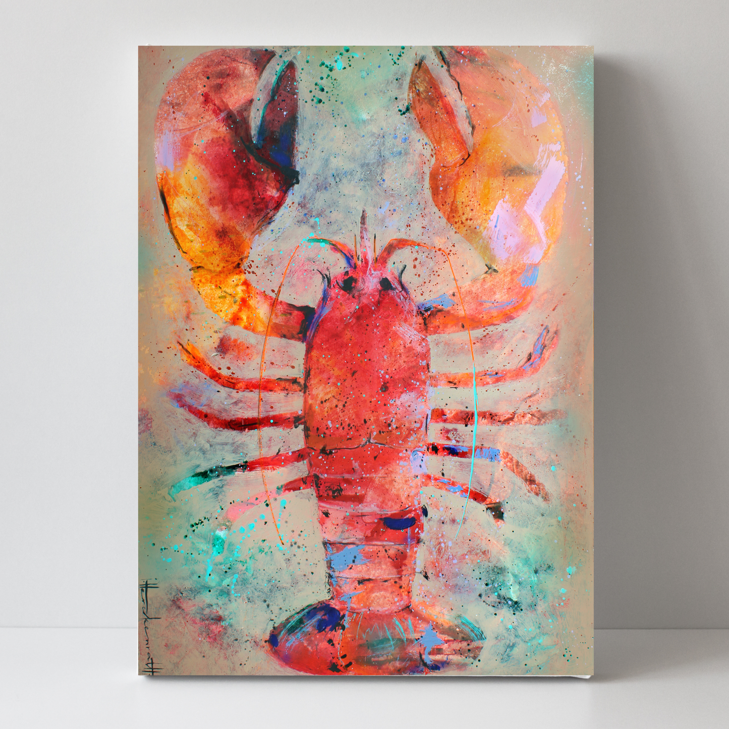 Arty Lobster 1 by STUDIO PAINT-ING