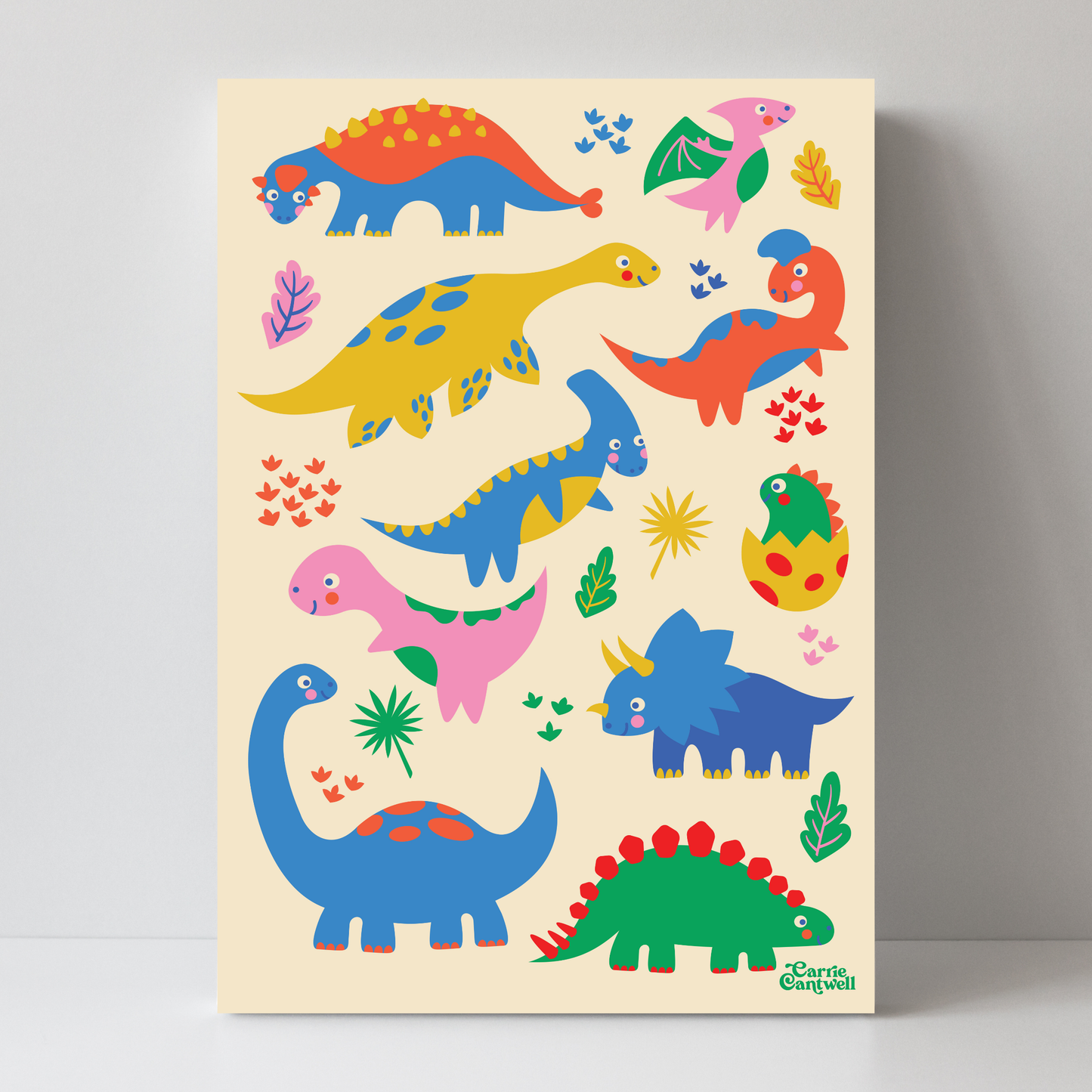 Baby Dinos by Carrie Cantwell