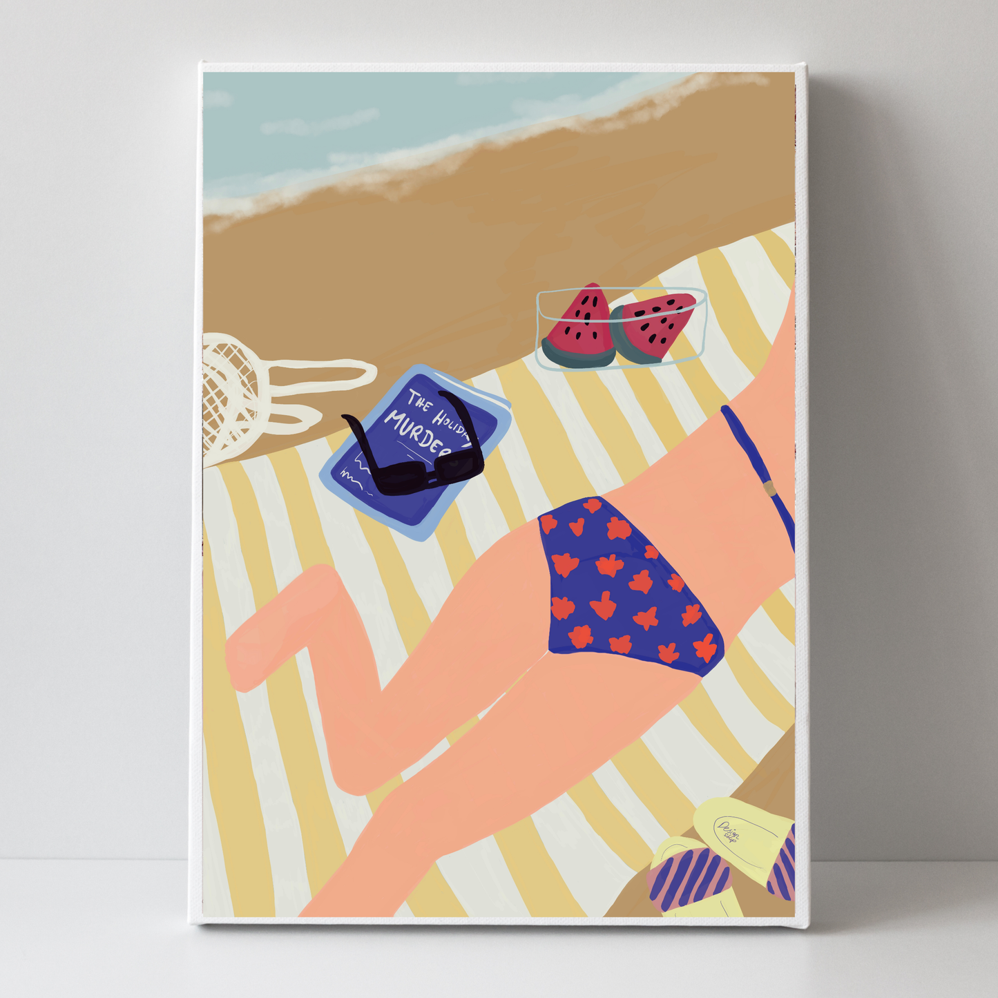 Beach Bum by Alix Campbell Art