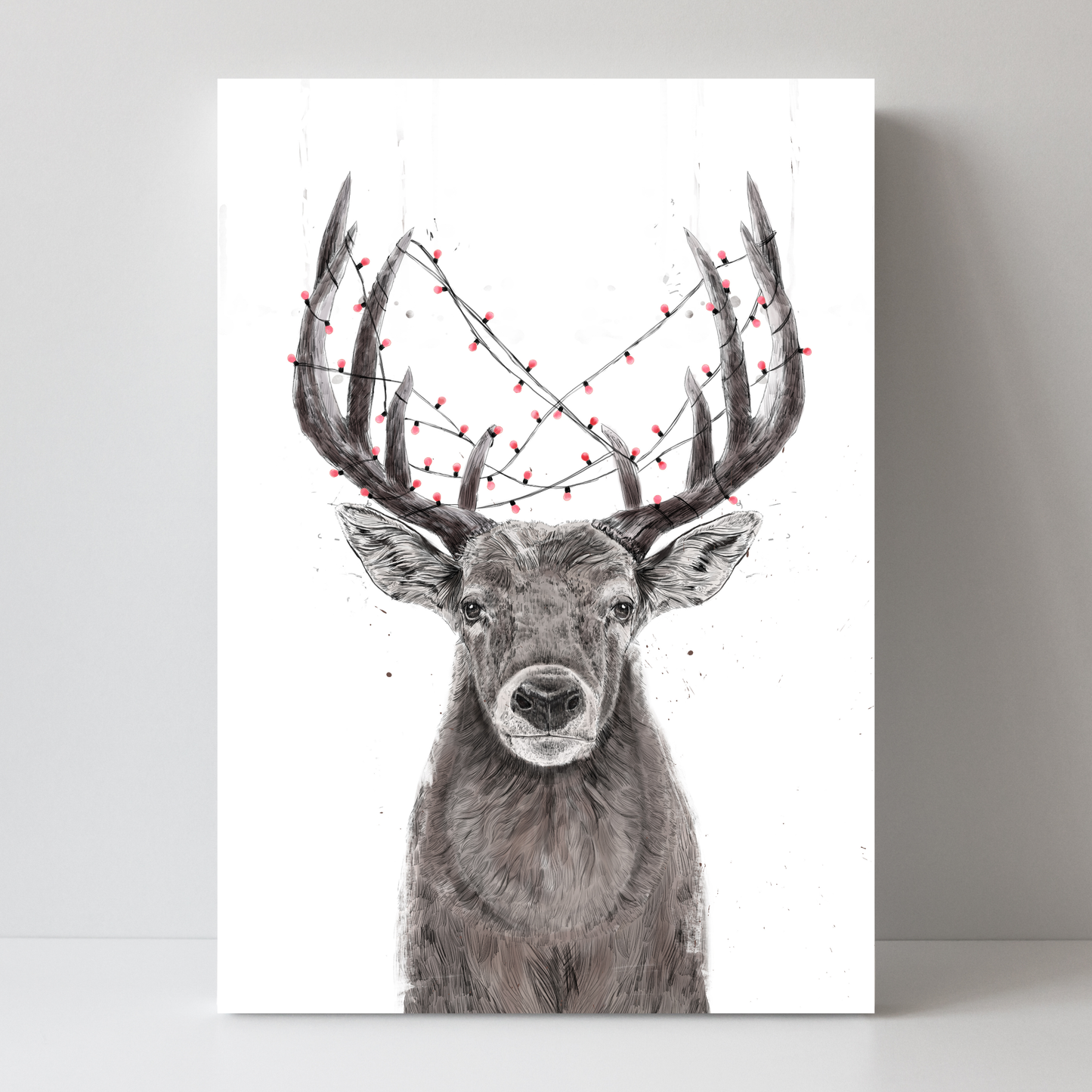 Xmas Deer by Balazs Solti