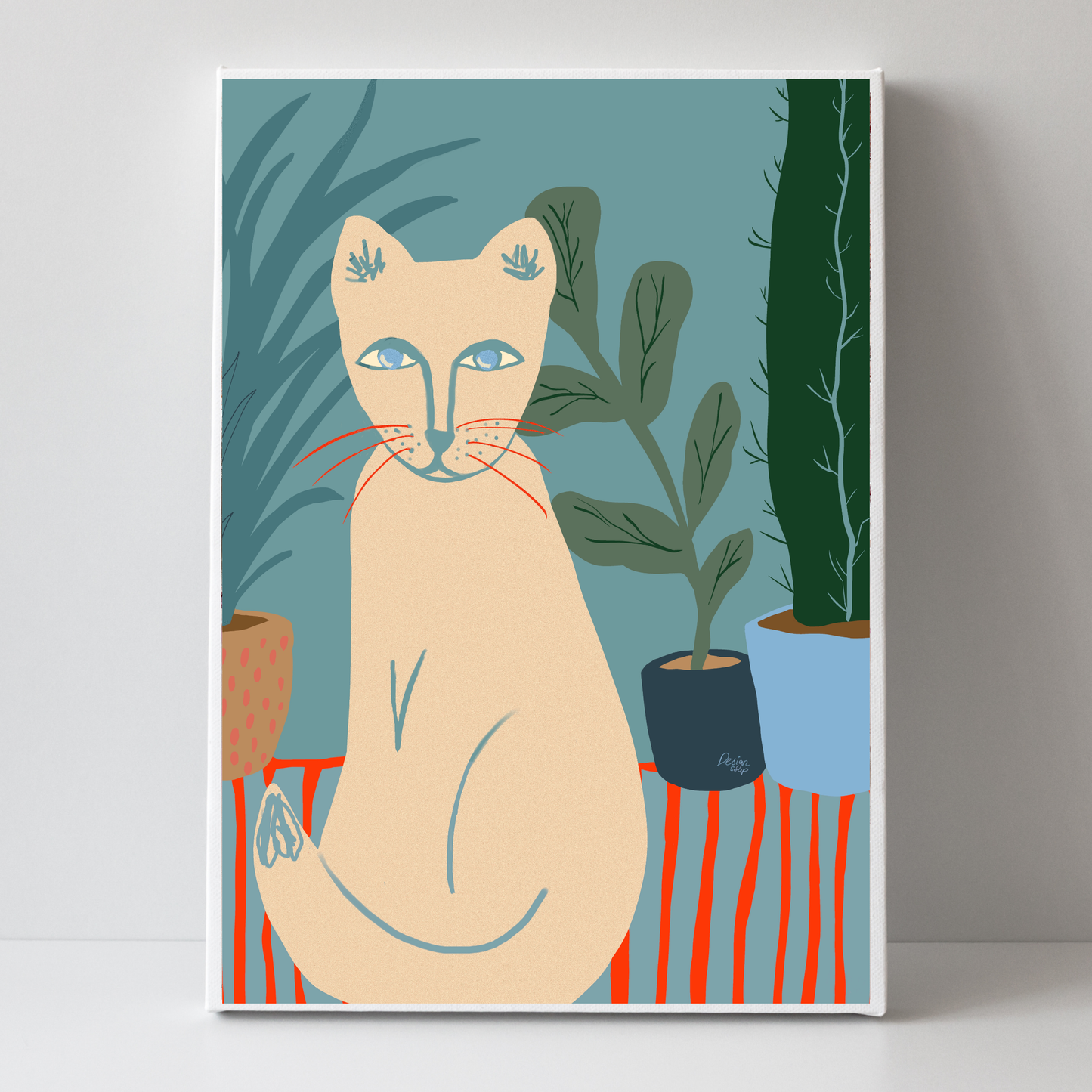 Plant Cat by Alix Campbell Art