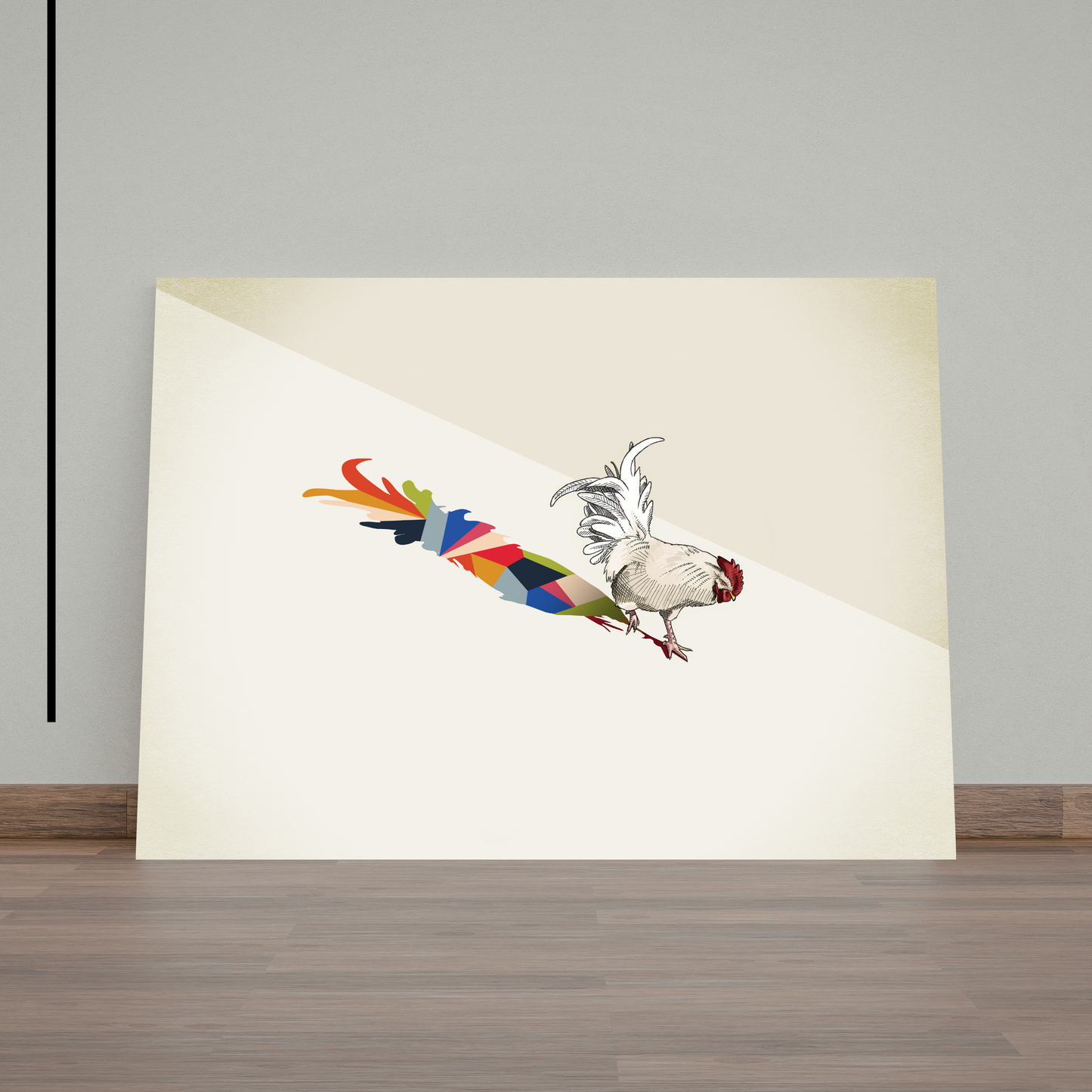 Walking Shadow Rooster by Jason Ratliff
