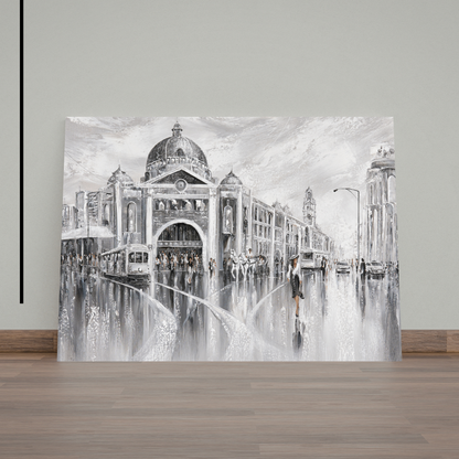 City Vibes Flinders In Monochrome by Isabella Karolewicz