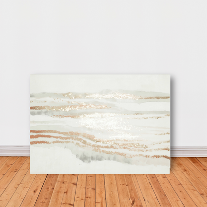 Copper Stripe Field by Chromatic Storm Studio