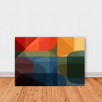 Colurful Modern Geometric Print by Print Punk Studio