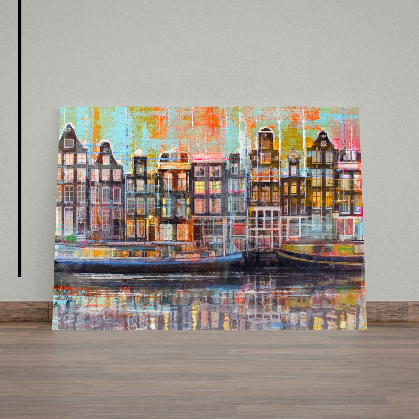 Aan de Amsterdamse Grachten by STUDIO PAINT-ING