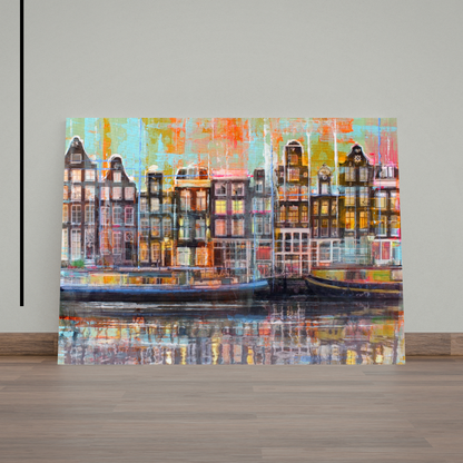Aan de Amsterdamse Grachten by STUDIO PAINT-ING