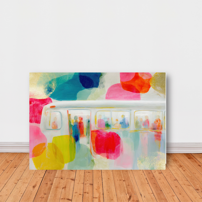 Subway In Color by Chromatic Storm Studio