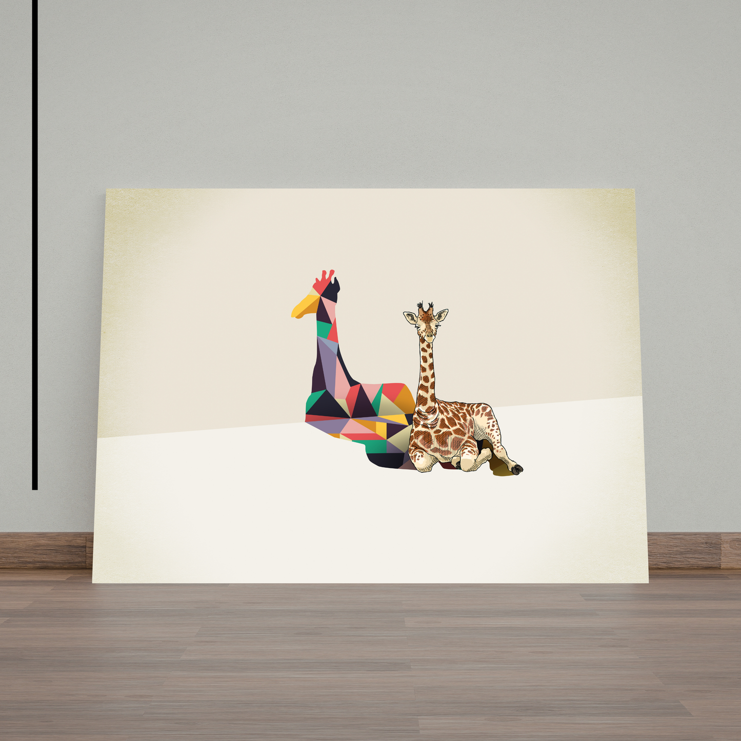 Walking Shadow Giraffe by Jason Ratliff