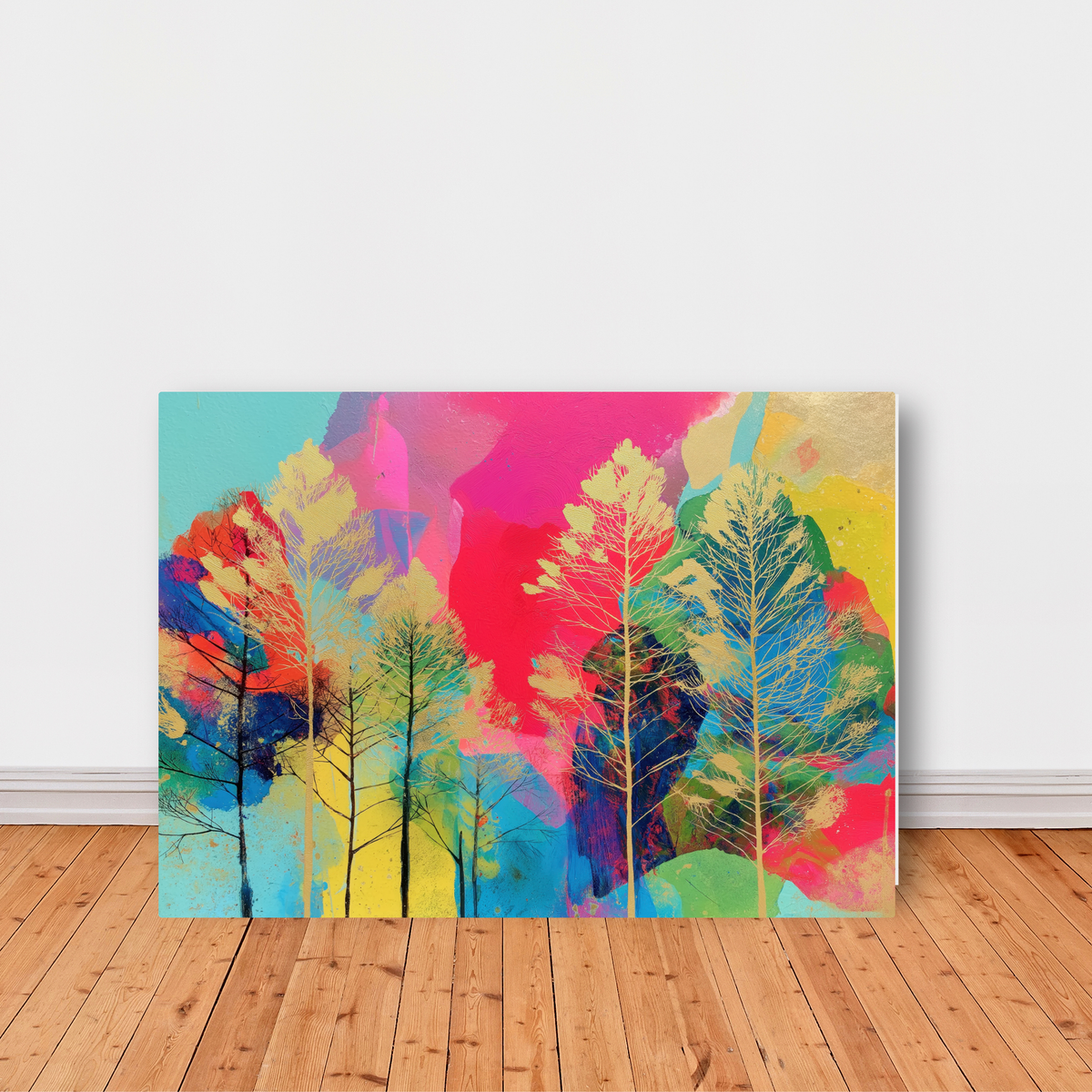 Golden Forest framed by Chromatic Storm Studio