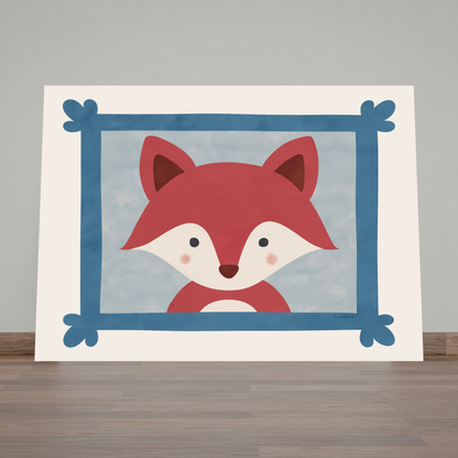 Animal Portraits Fox by Carrie Cantwell