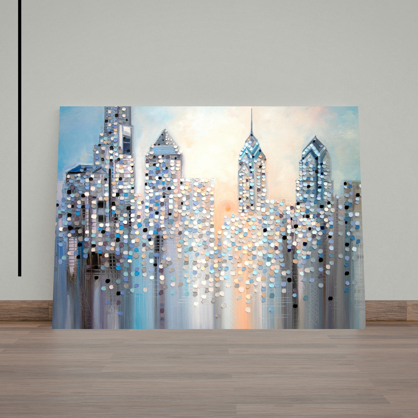 Sunrise in Philadelphia by Ekaterina Ermilkina