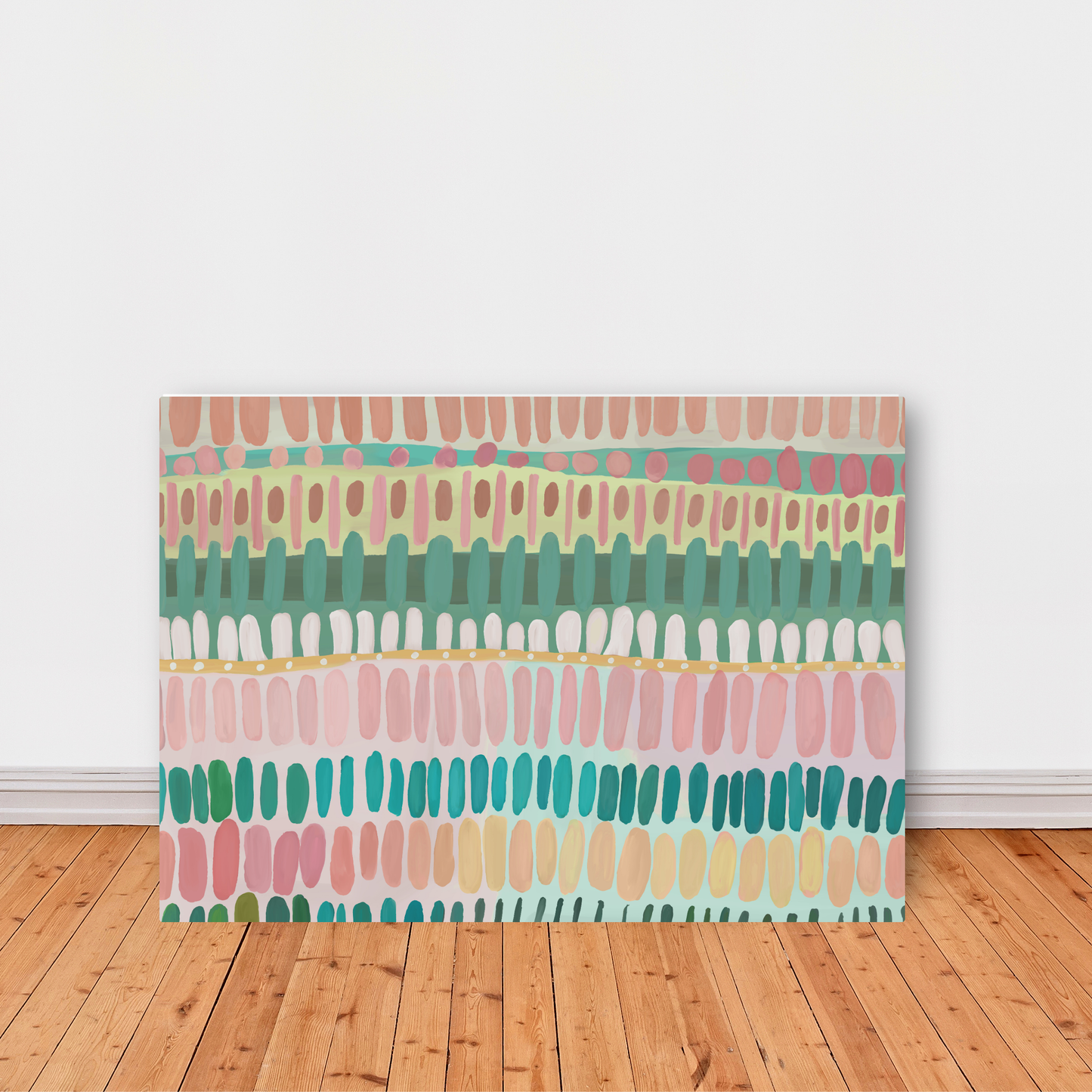 Boho Abstract Painting Daubs by Print Punk Studio