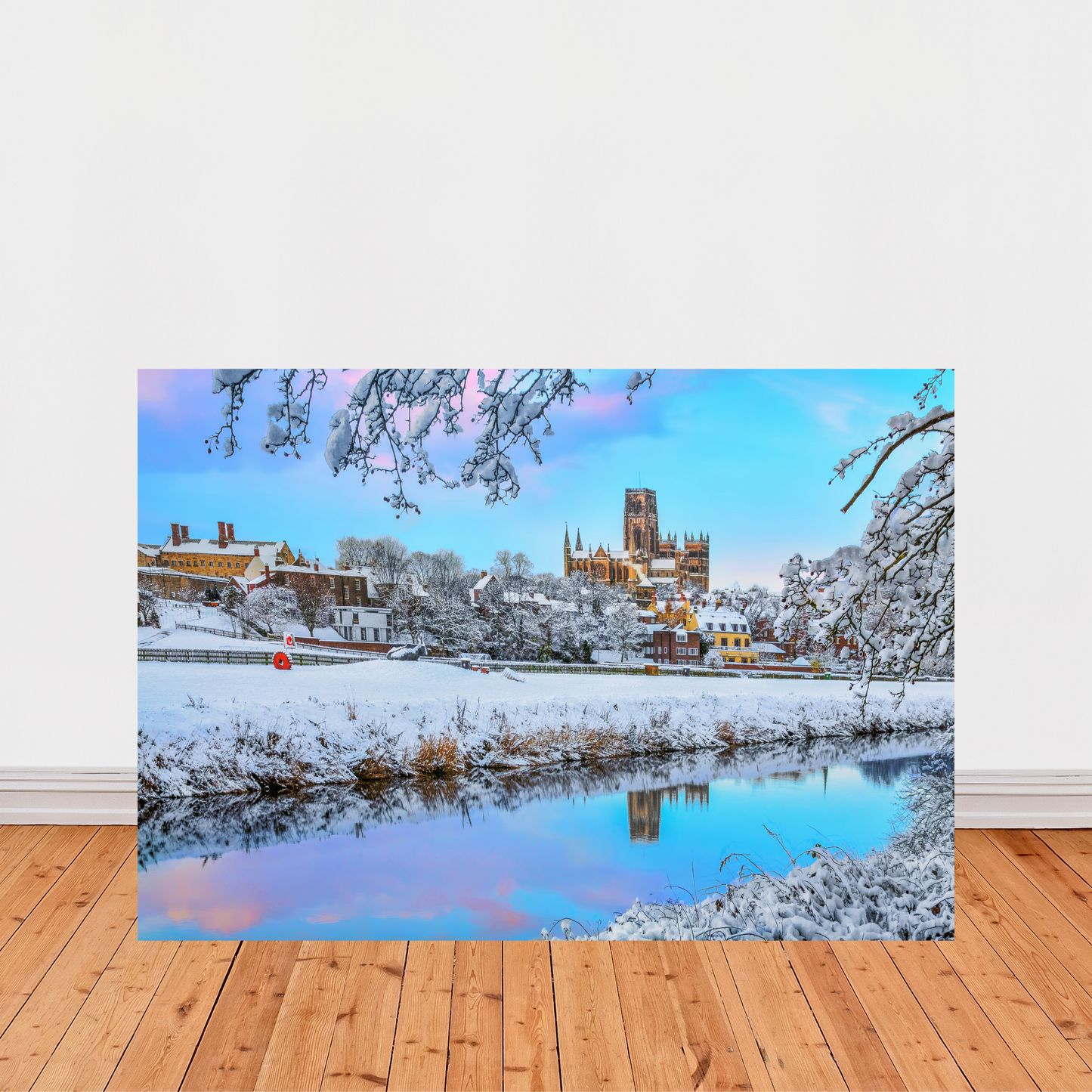 A Bright Snowy Afternoon in Durham by Steven Robinson