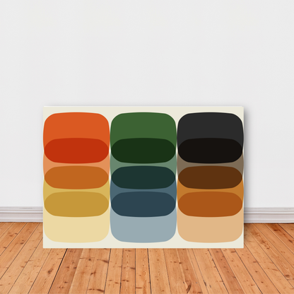 Colourful Bold Shapes Large Print by Print Punk Studio