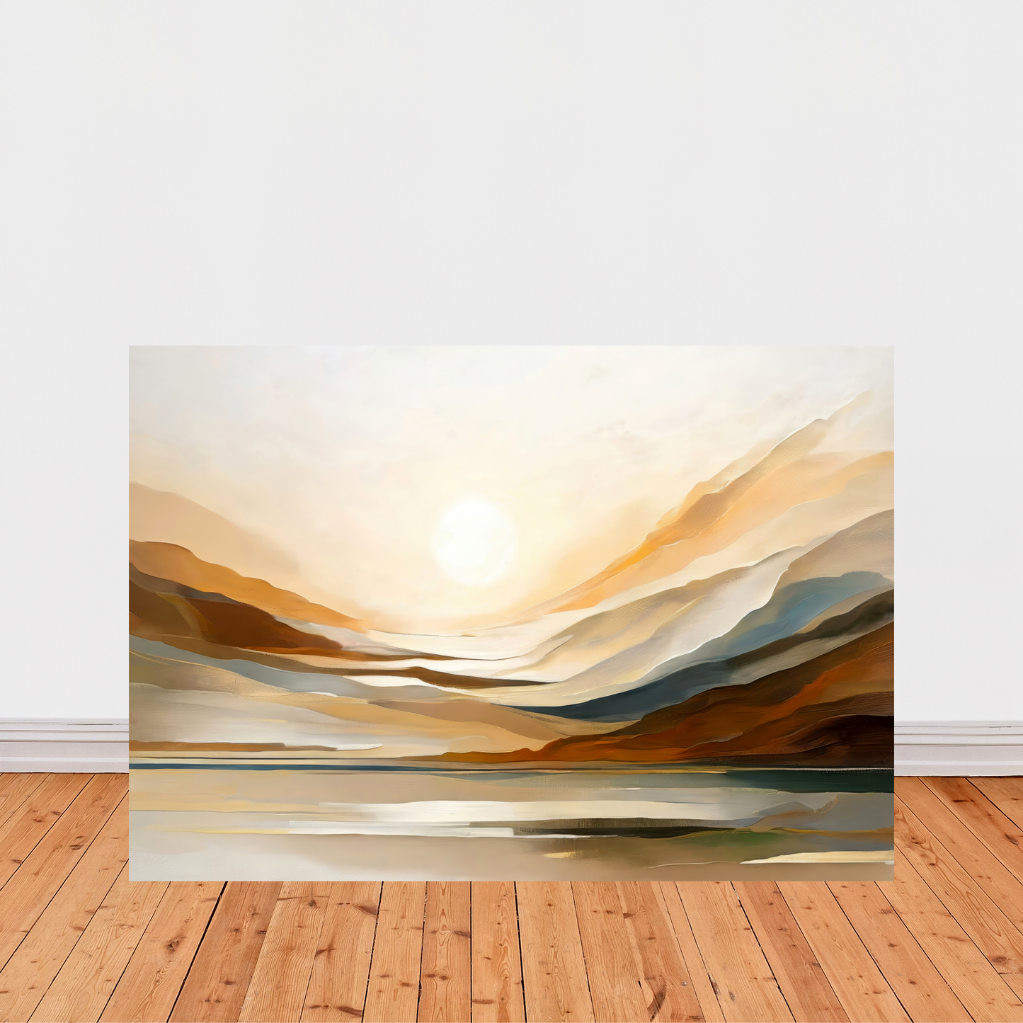 Sunset Through Misty Peaks by Alpenglow Workshop