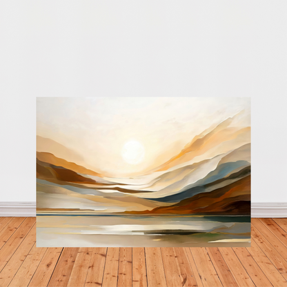 Sunset Through Misty Peaks by Alpenglow Workshop