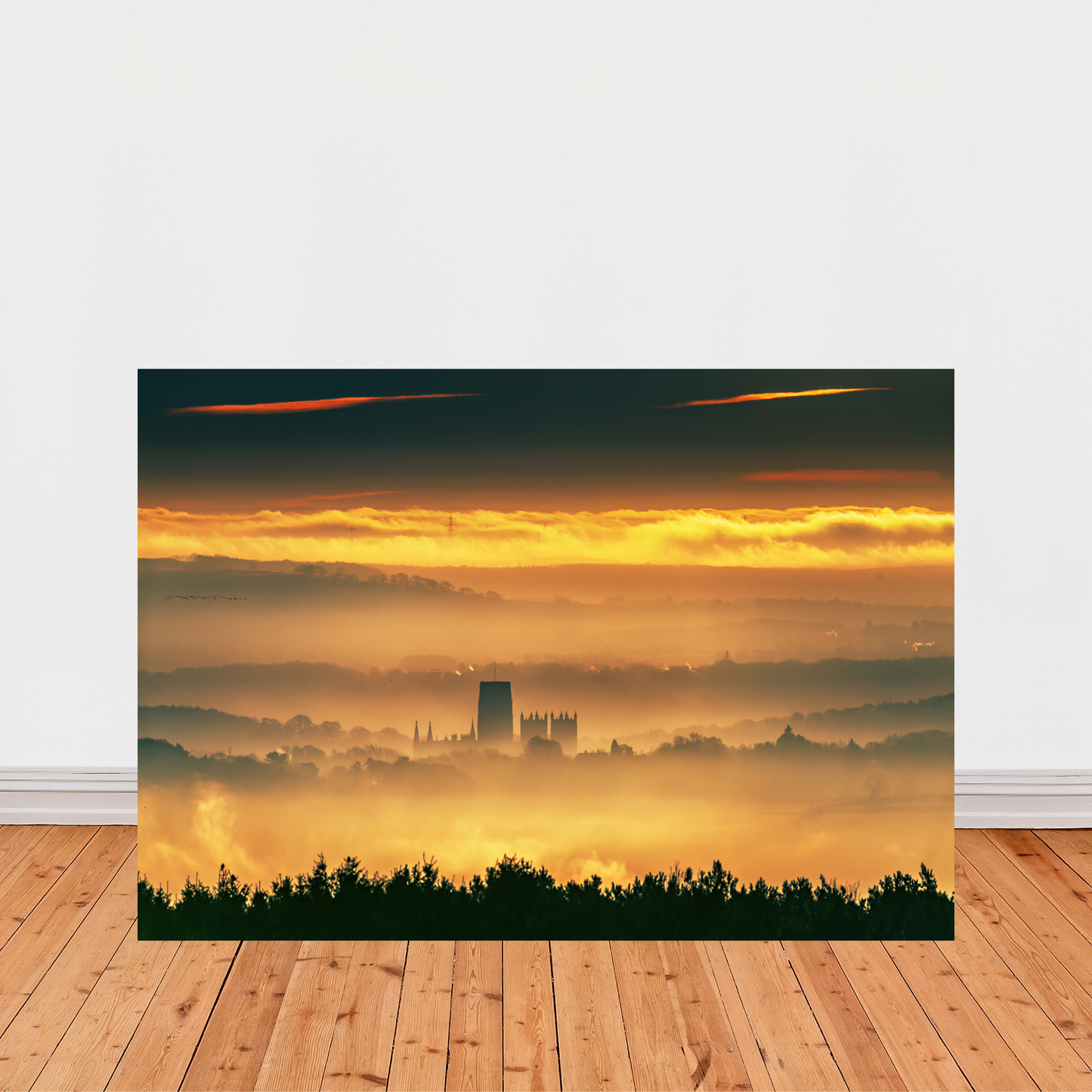 Durham Catherdral In The Mist by Steven Robinson