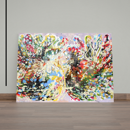Two Chickens by STUDIO PAINT-ING