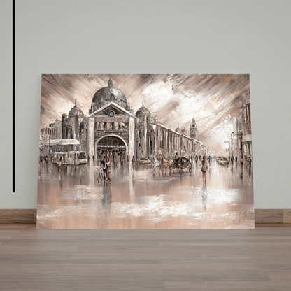 Melbourne Vibes Flinders Station by Isabella Karolewicz