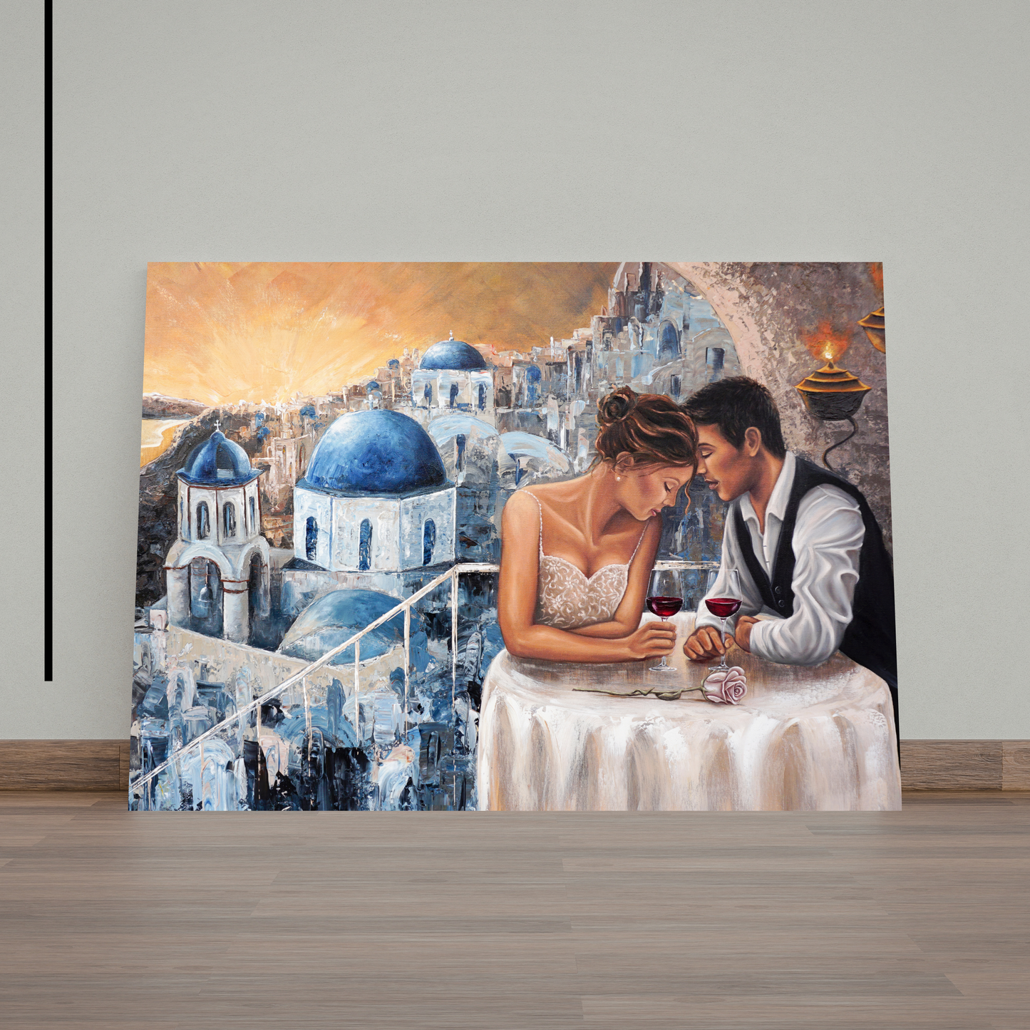 Heaven On Earth Santorini by Isabella Karolewicz