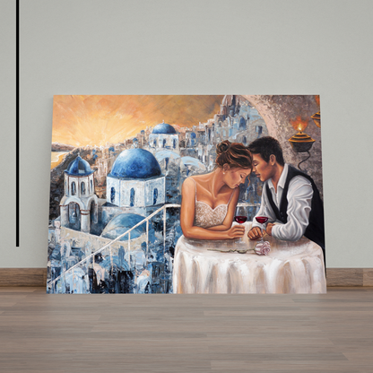 Heaven On Earth Santorini by Isabella Karolewicz