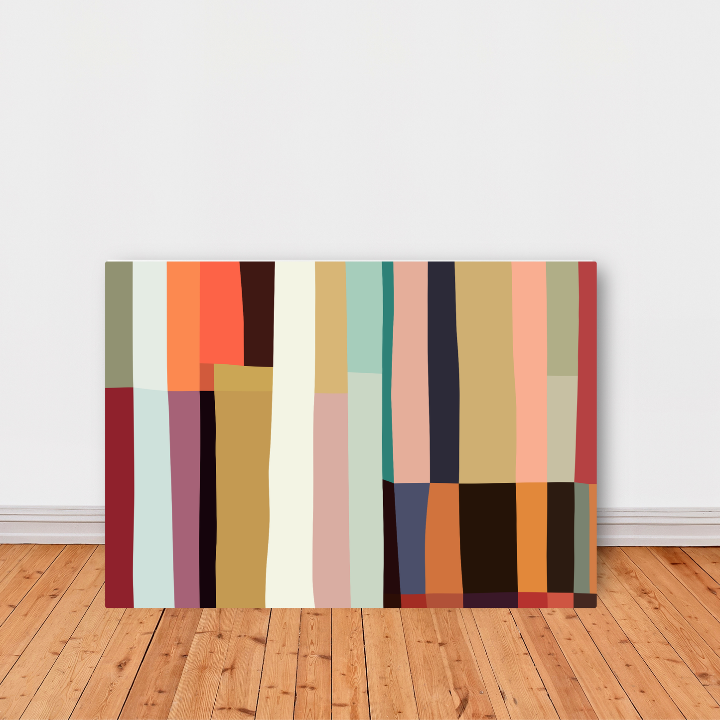 Bold Modern Colourful Geo Shapes by Print Punk Studio