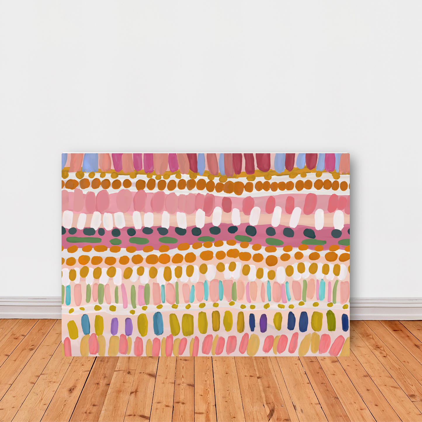 Colurful Painting Brush Dabs by Print Punk Studio