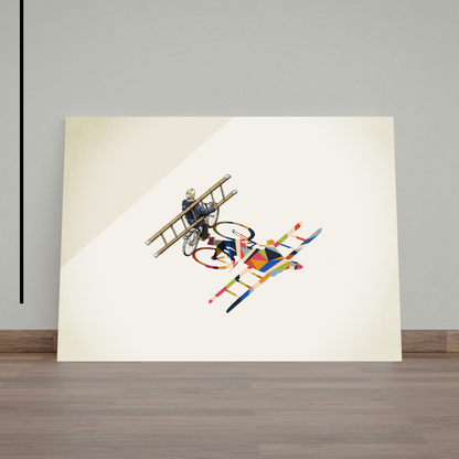 Walking Shadow Bicyclist  by Jason Ratliff