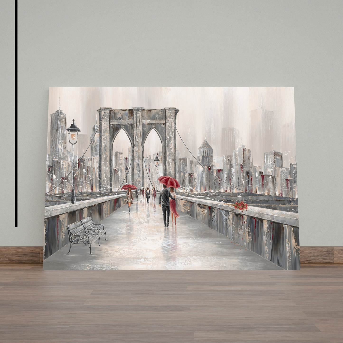 Roses Brooklyn Bridge by Isabella Karolewicz
