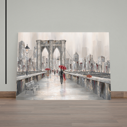 Roses Brooklyn Bridge by Isabella Karolewicz