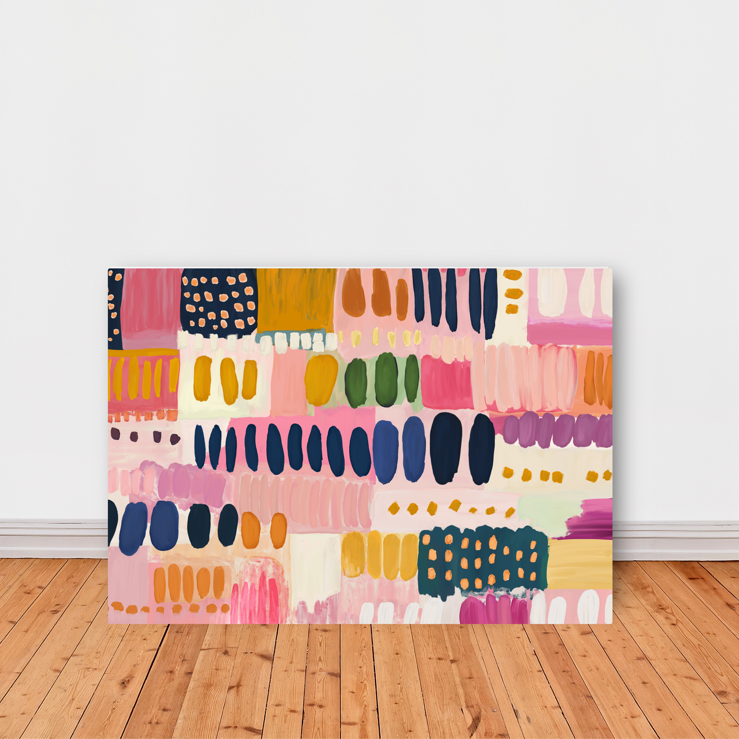 Colourful Abstract Painting Daubs by Print Punk Studio